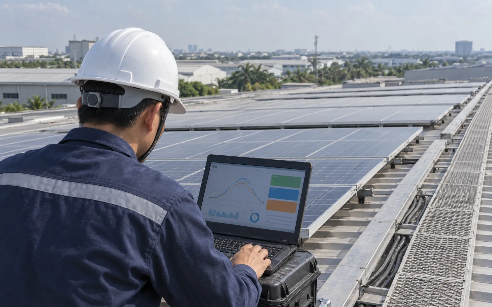 Dịch vụ vận hành và bảo trì điện mặt trời 5 Đánh giá hiệu suất hệ thống điện mặt trời
